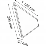 Helios Opto 52 W 30x120 Backlight Panel Led Armatür